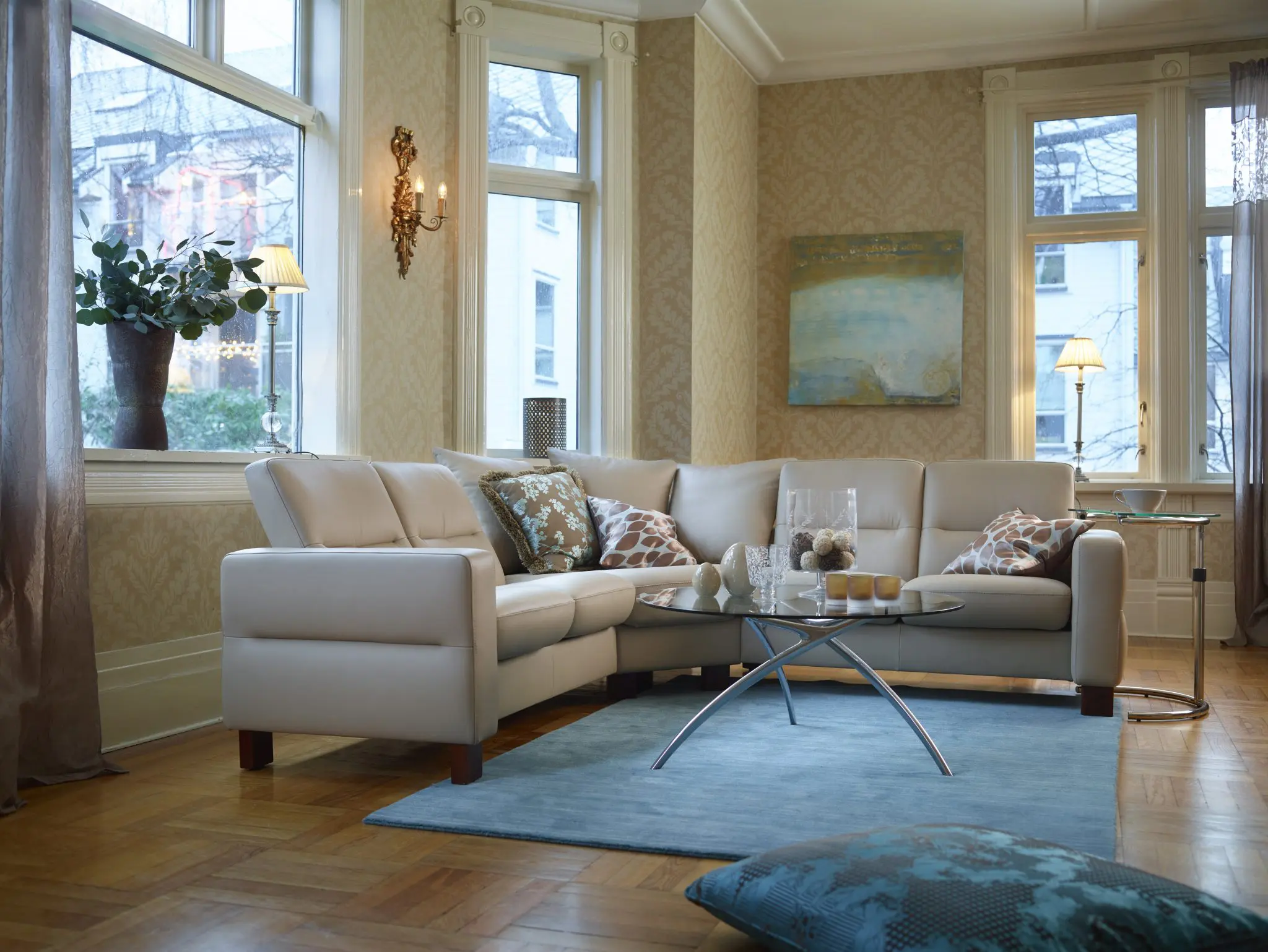 Str_Wave_Eck-Sofa_Paloma+Beige Stressless® Wave